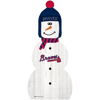 Atlanta Braves 31'' Snowman Leaner