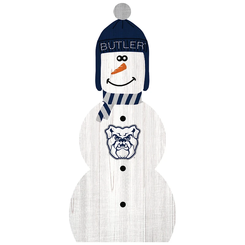 Butler Bulldogs 31'' Snowman Leaner