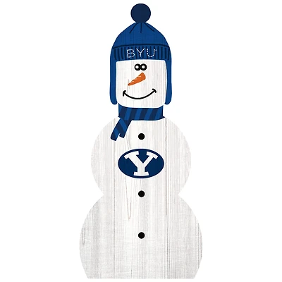 BYU Cougars 31'' Snowman Leaner