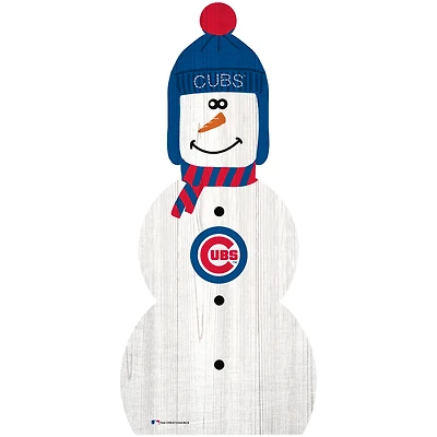 Chicago Cubs 31'' Snowman Leaner