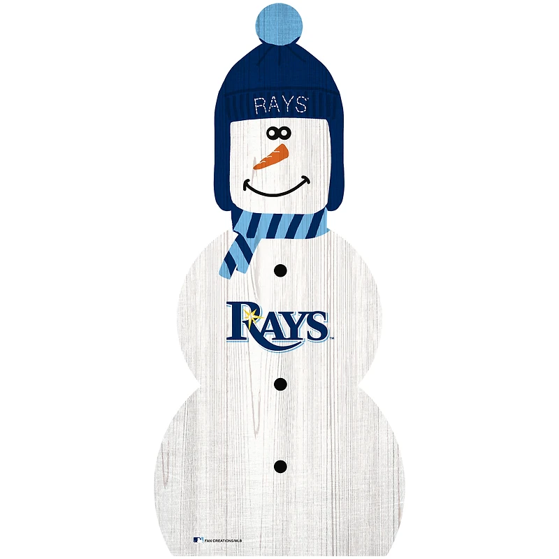 Tampa Bay Rays 31'' Snowman Leaner