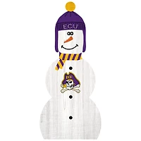ECU Pirates 31'' Snowman Leaner