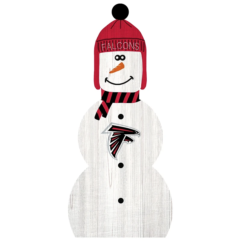 Atlanta Falcons 31'' Snowman Leaner