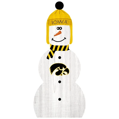 Iowa Hawkeyes 31'' Snowman Leaner