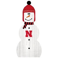 Nebraska Huskers 31'' Snowman Leaner