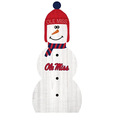 Ole Miss Rebels 31'' Snowman Leaner