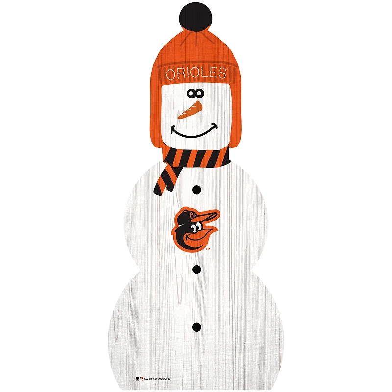 Baltimore Orioles 31'' Snowman Leaner
