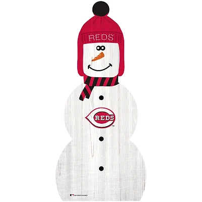 Cincinnati Reds 31'' Snowman Leaner