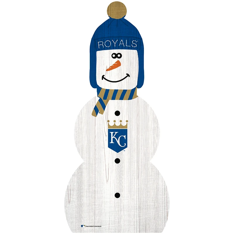 Kansas City Royals 31'' Snowman Leaner