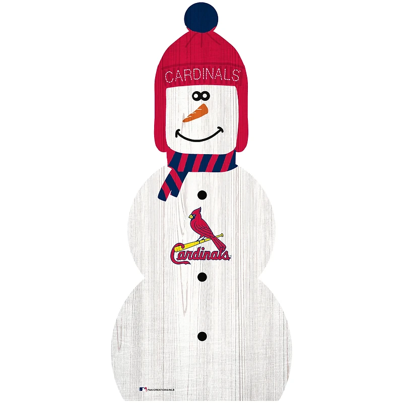 St. Louis Cardinals 31'' Snowman Leaner