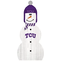 TCU Horned Frogs 31'' Snowman Leaner