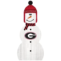 Georgia Bulldogs 31'' Snowman Leaner