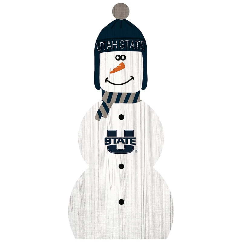 Utah State Aggies 31'' Snowman Leaner