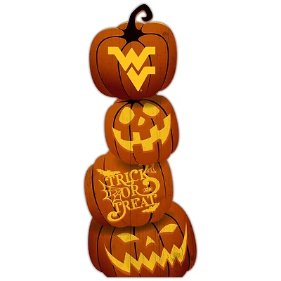West Virginia Mountaineers 31'' Pumpkin Leaner