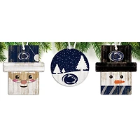 Penn State Nittany Lions 3-Pack Ornament Set