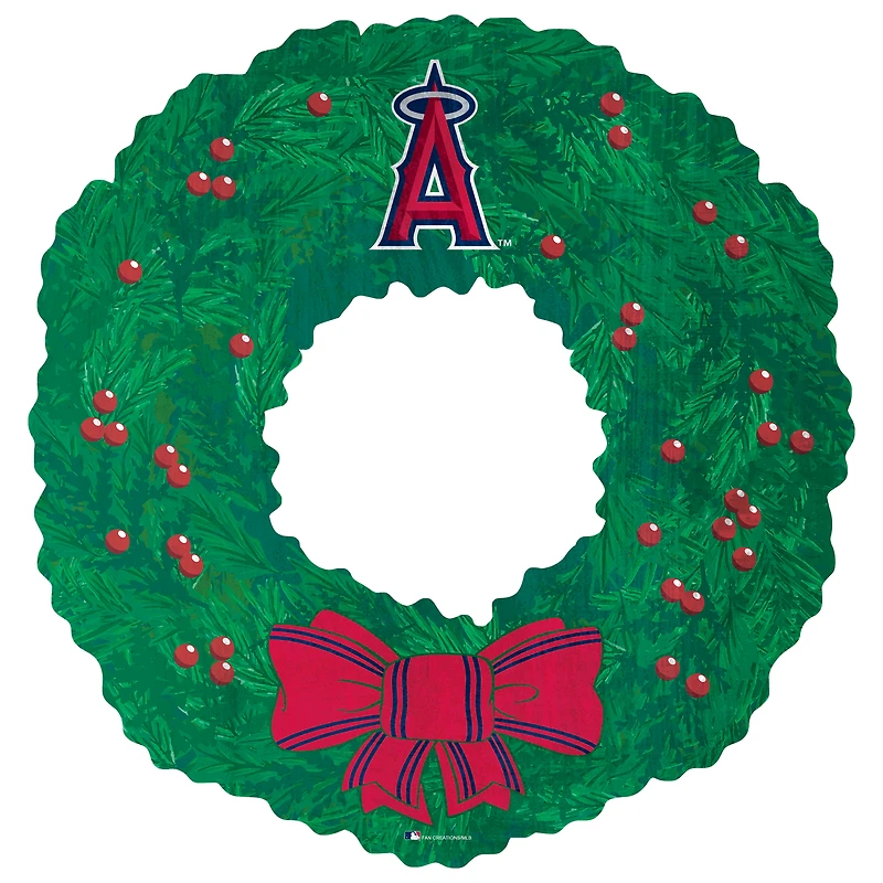 Los Angeles Angels 16'' Team Wreath Sign