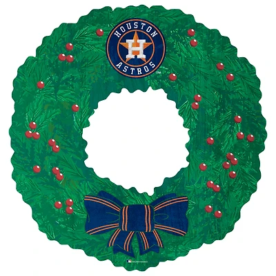 Houston Astros 16'' Team Wreath Sign