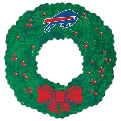 Buffalo Bills 16'' Team Wreath Sign
