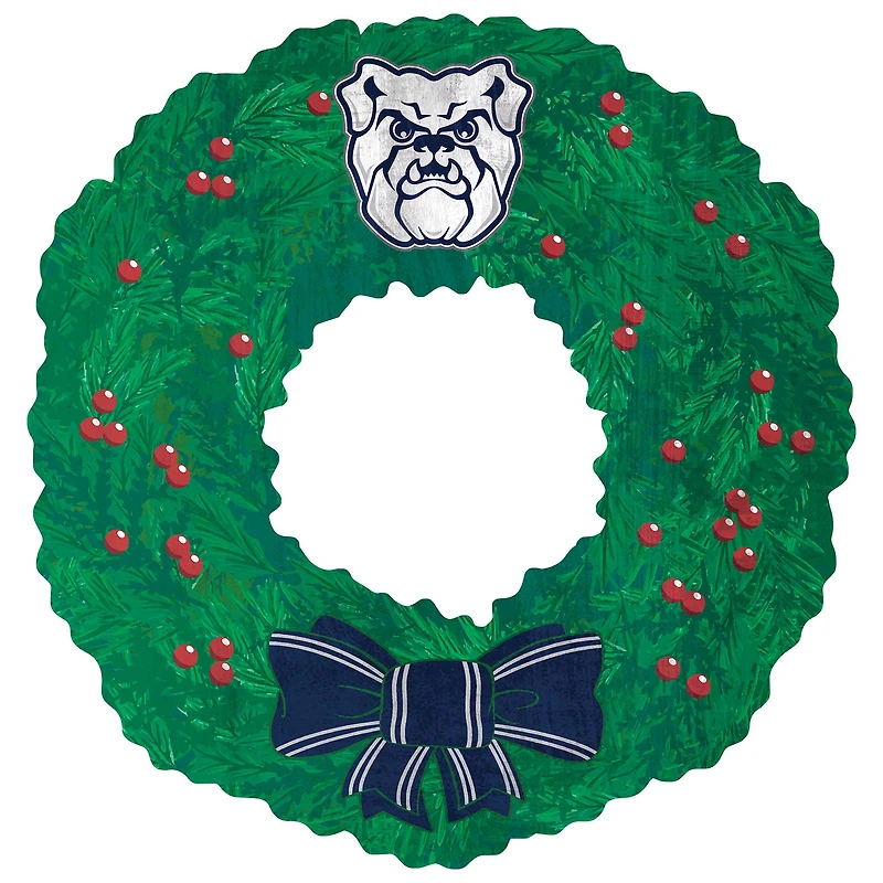 Butler Bulldogs 16'' Team Wreath Sign