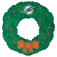 Miami Dolphins 16'' Team Wreath Sign