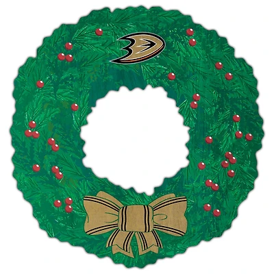 Anaheim Ducks 16'' Team Wreath Sign