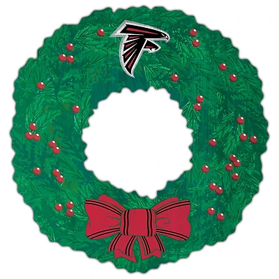 Atlanta Falcons 16'' Team Wreath Sign
