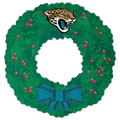 Jacksonville Jaguars 16'' Team Wreath Sign