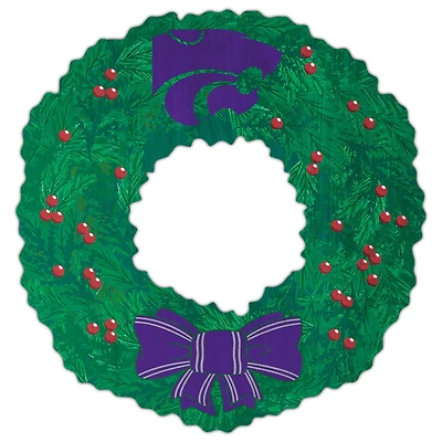 Kansas State Wildcats 16'' Team Wreath Sign