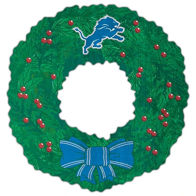 Detroit Lions 16'' Team Wreath Sign