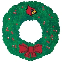 Louisville Cardinals 16'' Team Wreath Sign