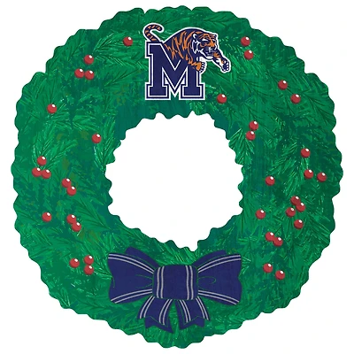 Memphis Tigers 16'' Team Wreath Sign