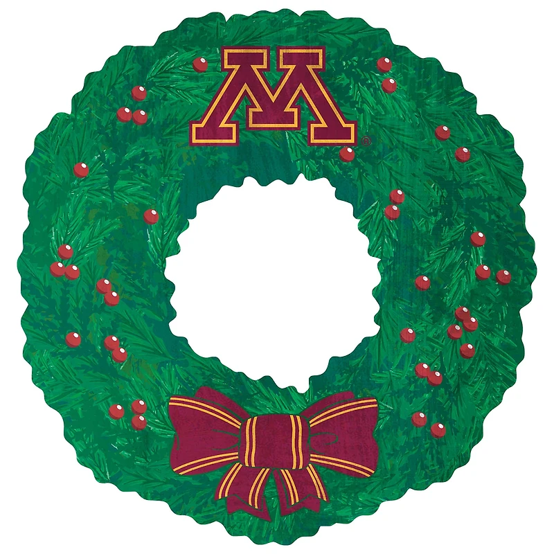 Minnesota Golden Gophers 16'' Team Wreath Sign