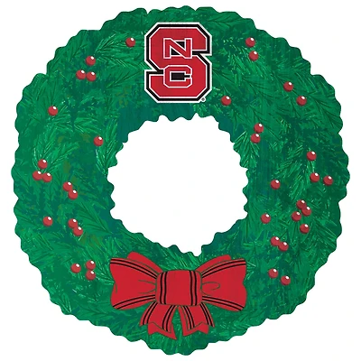 NC State Wolfpack 16'' Team Wreath Sign