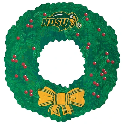NDSU Bison 16'' Team Wreath Sign