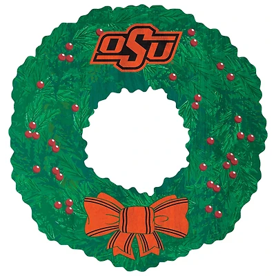 Oklahoma State Cowboys 16'' Team Wreath Sign