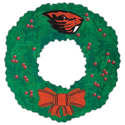 Oregon State Beavers 16'' Team Wreath Sign