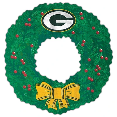 Green Bay Packers 16'' Team Wreath Sign