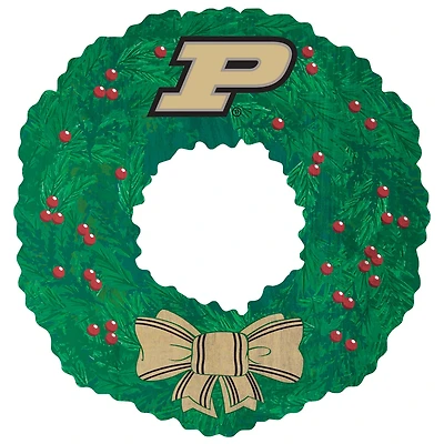 Purdue Boilermakers 16'' Team Wreath Sign