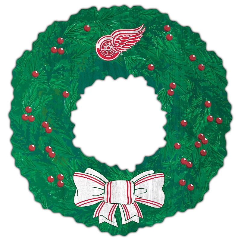 Detroit Red Wings 16'' Team Wreath Sign