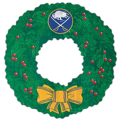 Buffalo Sabres 16'' Team Wreath Sign