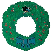 San Jose Sharks 16'' Team Wreath Sign