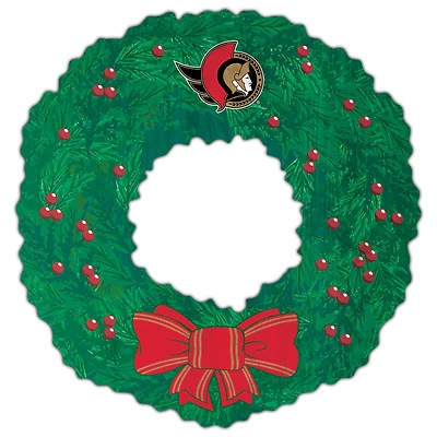 Ottawa Senators 16'' Team Wreath Sign