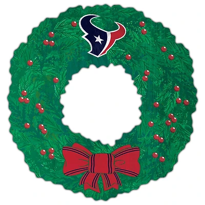Houston Texans 16'' Team Wreath Sign