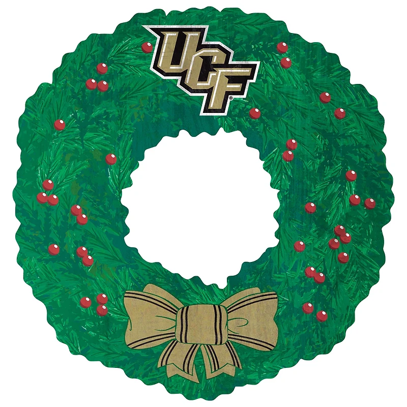 UCF Knights 16'' Team Wreath Sign