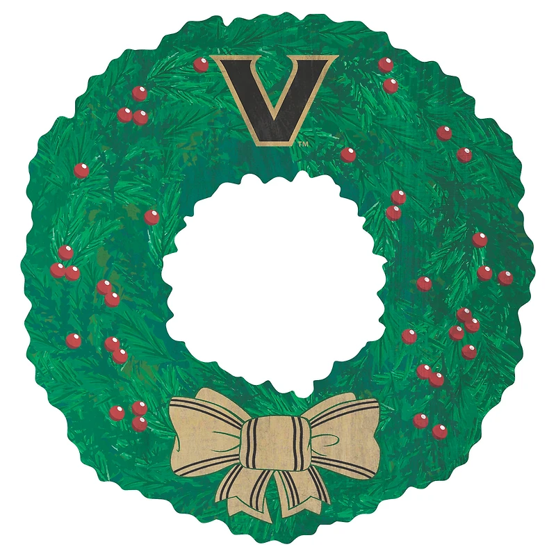 Vanderbilt Commodores 16'' Team Wreath Sign