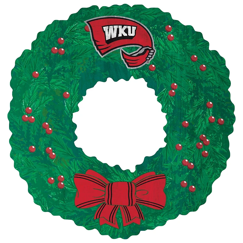 Western Kentucky Hilltoppers 16'' Team Wreath Sign