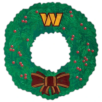 Washington Commanders 16'' Team Wreath Sign
