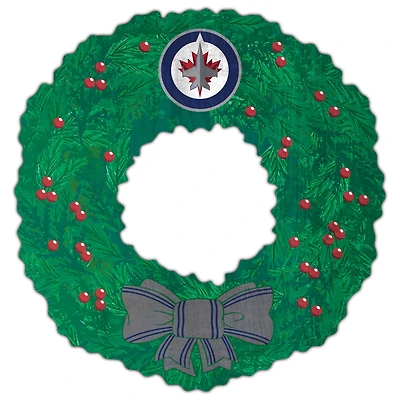 Winnipeg Jets 16'' Team Wreath Sign