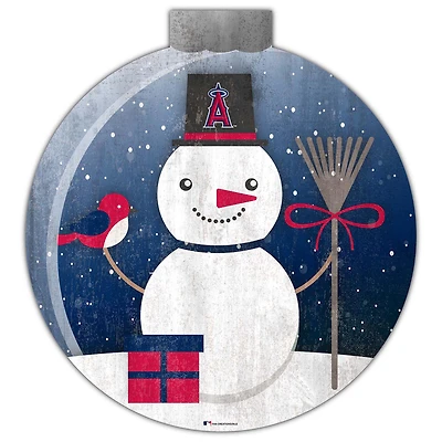 Los Angeles Angels 12'' Snow Globe Wall Art