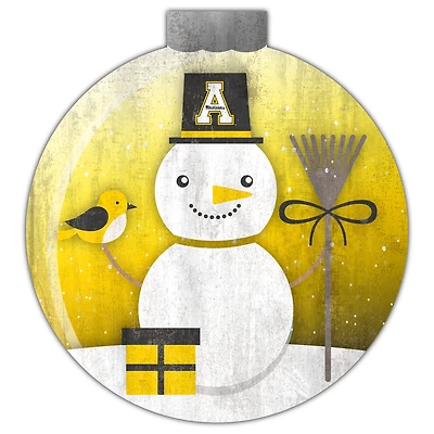 Appalachian State Mountaineers 12'' Snow Globe Wall Art